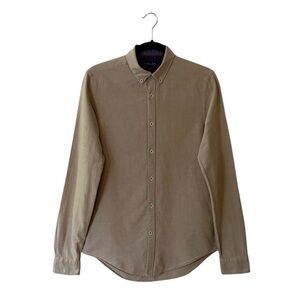 ⭐️ Zara ($80) Tan Cotton Button Down Shirt - PTP 20